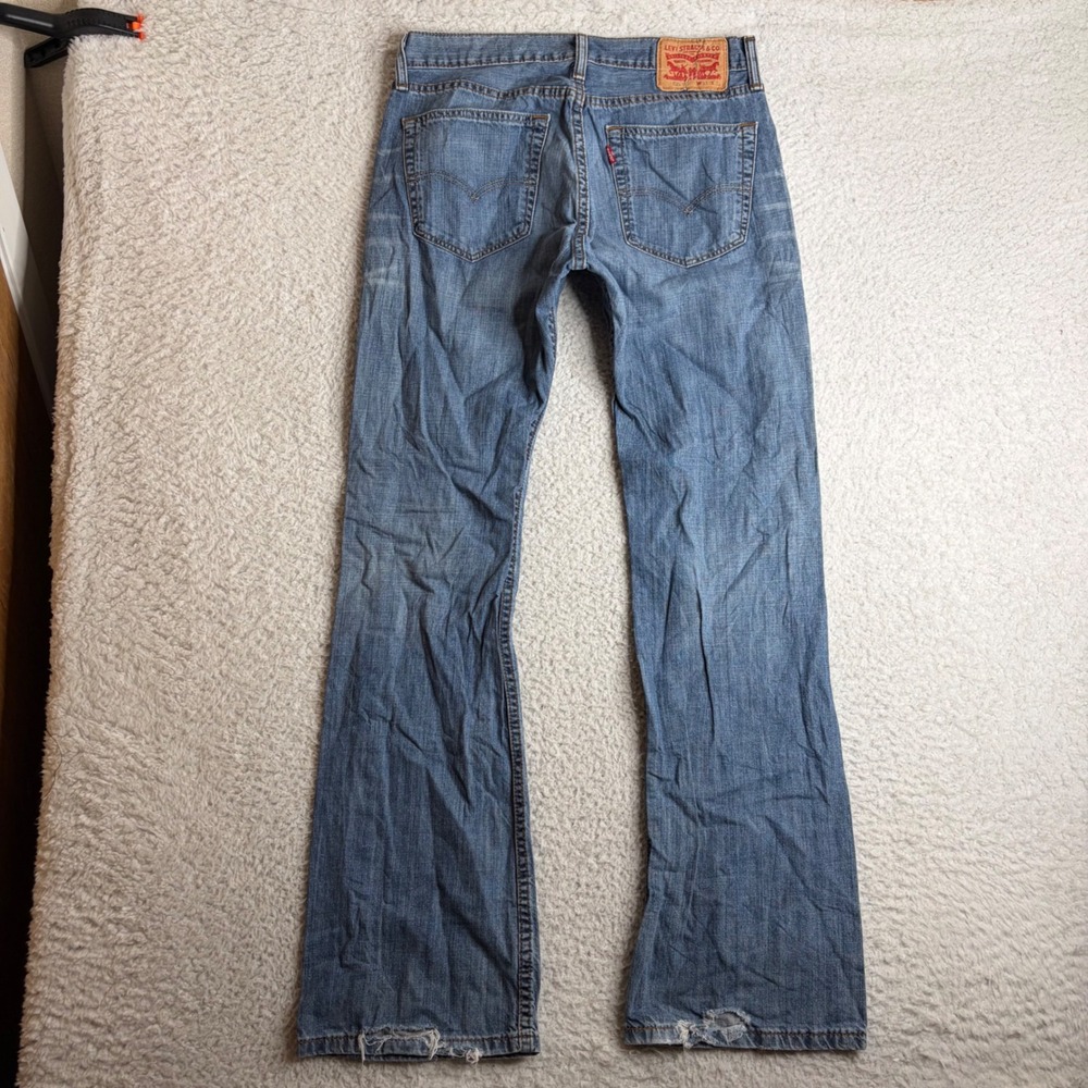 Levis 527 Slim Bootcut Jeans Mens 31x32 Blue Denim Medium Wash 05527-0505